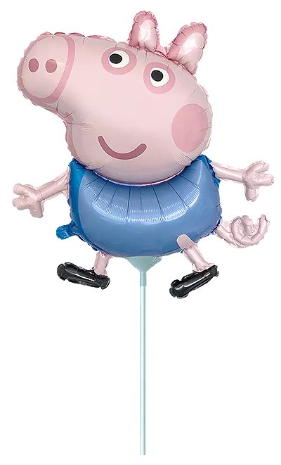 Flexmetal George Pig 13" Foil Balloon