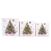 Christmas Tree Gift Box Medium Set of 3