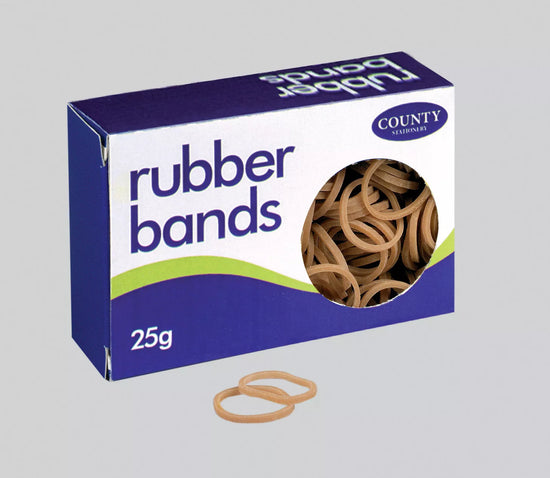 Rubber Bands Assorted 25g