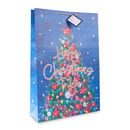 12pk Giant Portrait Gift Bags Christmas Tree