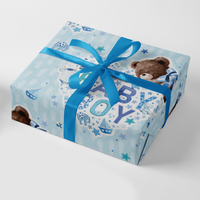 Giftwrap Bear With Icons 24pk