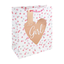 It's A Girl Large Gift Bag 6pk