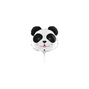 Panda Animal Head 14" Mini Shape Foil Balloon