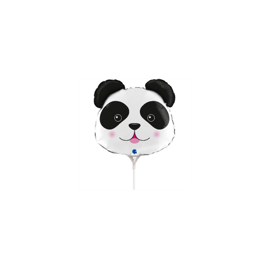 Panda Animal Head 14" Mini Shape Foil Balloon