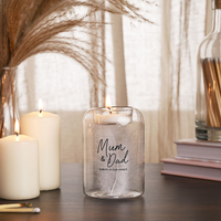 Tea Light Holder Mum & Dad 98x68x66mm