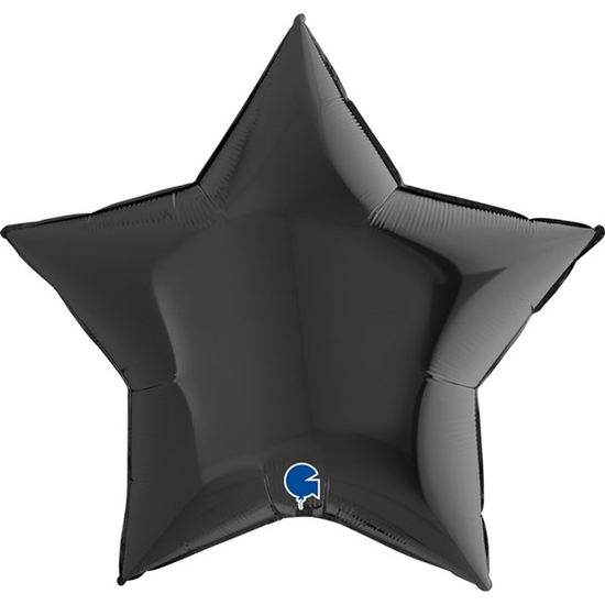 Grabo Foil Balloon Black Star 36"