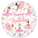Anagram Foil Balloon Ballerina Girl Birthday 18