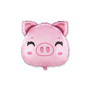 TRI Foil Balloon Pig Head 8"