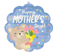 Anagram Mother's Day Bear Hugs 21" Foil Balloon