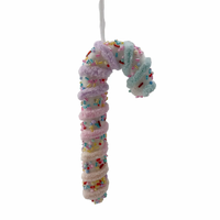 Davies Products Decoration Pastel Candy Cane 20cm