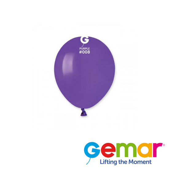 Gemar Standard Purple 5" Latex Balloons 50pk
