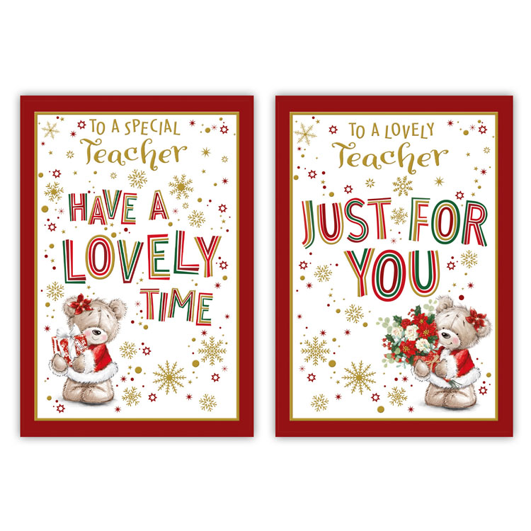 Poppyhill C50 Christmas Teacher 12pk