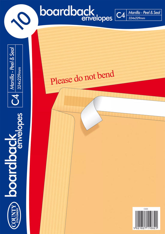 Broadback Envelopes C4 324x229mm 10pk