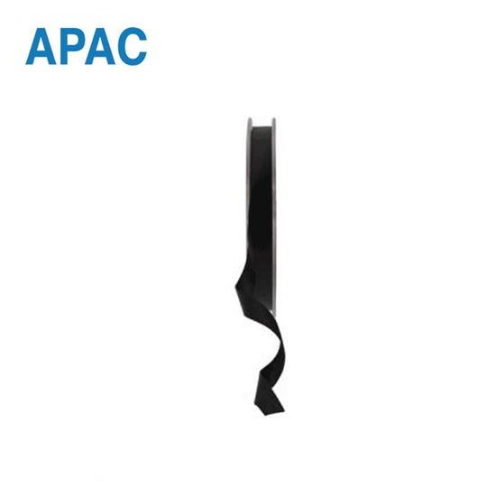 APAC Ribbon Satin Black 10mm x 20M