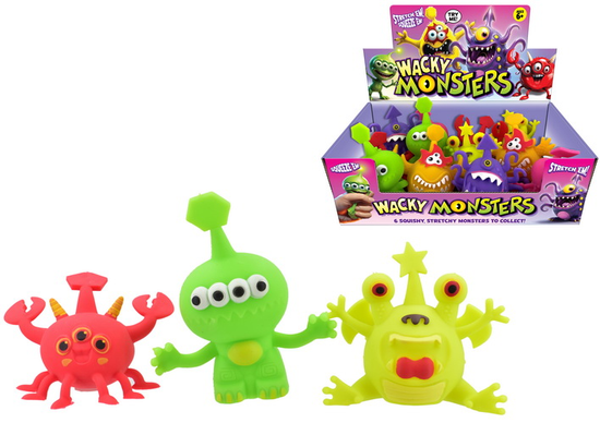 Kandy Toys 12 Pack Wacky Monsters