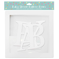 Baby Clear Box Letter Cubes
