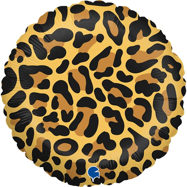 Grabo Leopard Spots Animal Print 18" Foil Balloon