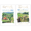 Poppyhill 12 Pack Cards C50 Best Wishes