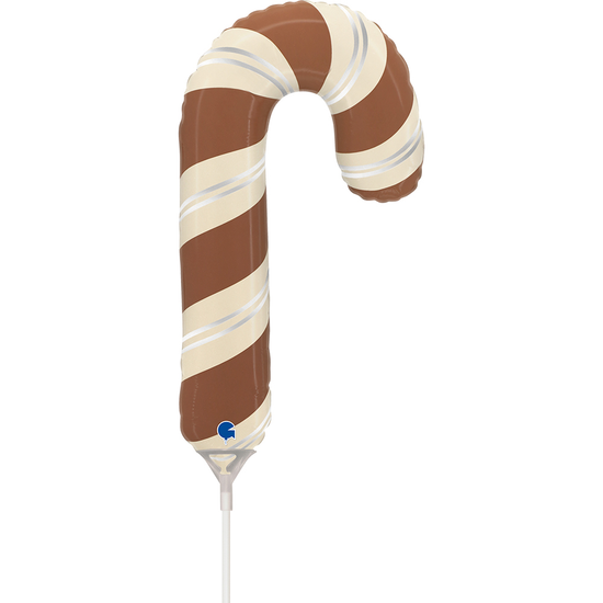 Grabo Candy Cane Satin Chocolate 14" Air Fill Foil