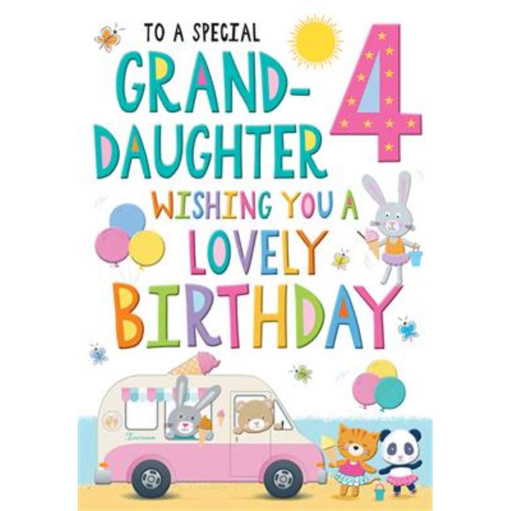 Regal C75 Birthday Age 4 Granddaughter 6pk