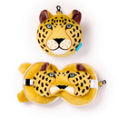 Leopard Travel Pillow And Eye Mask Relaxeazzz
