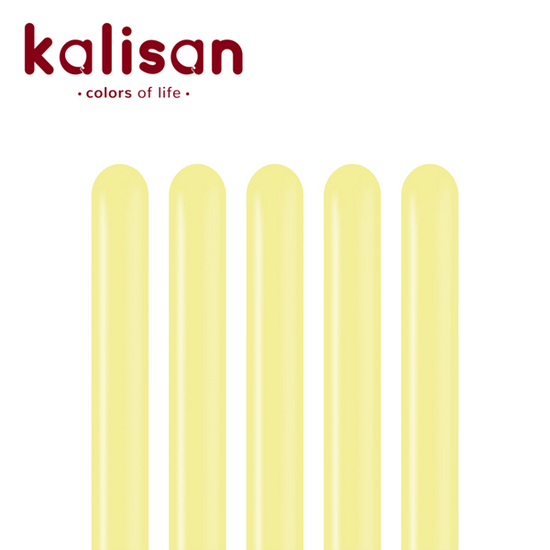 Kalisan Macaron Yellow 260 Modelling Latex 100pk