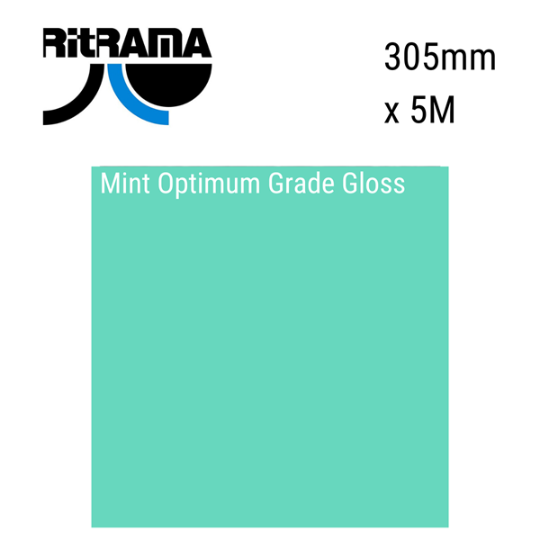 Ritrama Vinyl Optimum Grade Gloss Mint 305mm x 5m
