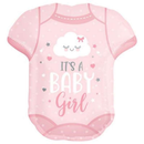 Anagram Foil Balloon Pink Baby Onesie 24"