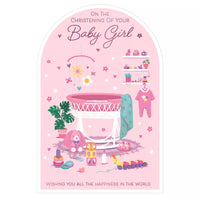 Prelude 6 Pack Cards C75 Christening Open featuring elegant design and high-quality cardstock for special occasion greeting cards.
