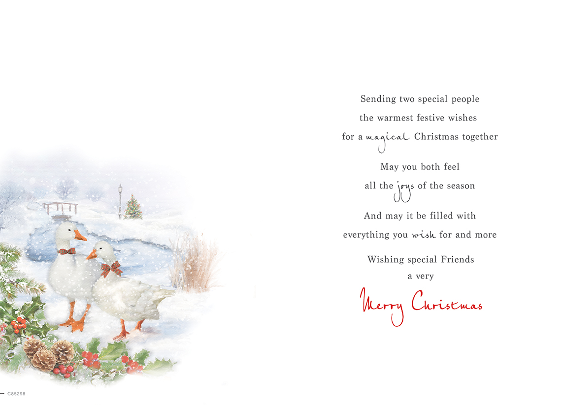 Regal 6 Pack C75 Cards Christmas Friends