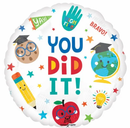 Anagram Foil Balloon You Did It 18