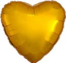 Anagram Foil Balloon Metallic Gold Heart 18"