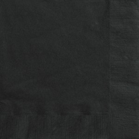 Paper Luncheon Napkins Black - 50pk