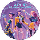 KPop Demon Hunters Paper Plates 23cm 8pk