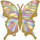 Opal Butterfly 33" Large Foil Balloon