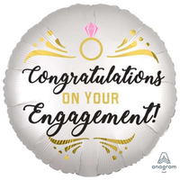 Anagram Foil Balloon 18" Round Engagement