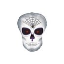 Halloween Spider Skull 12" Mini Shape Foil Balloon