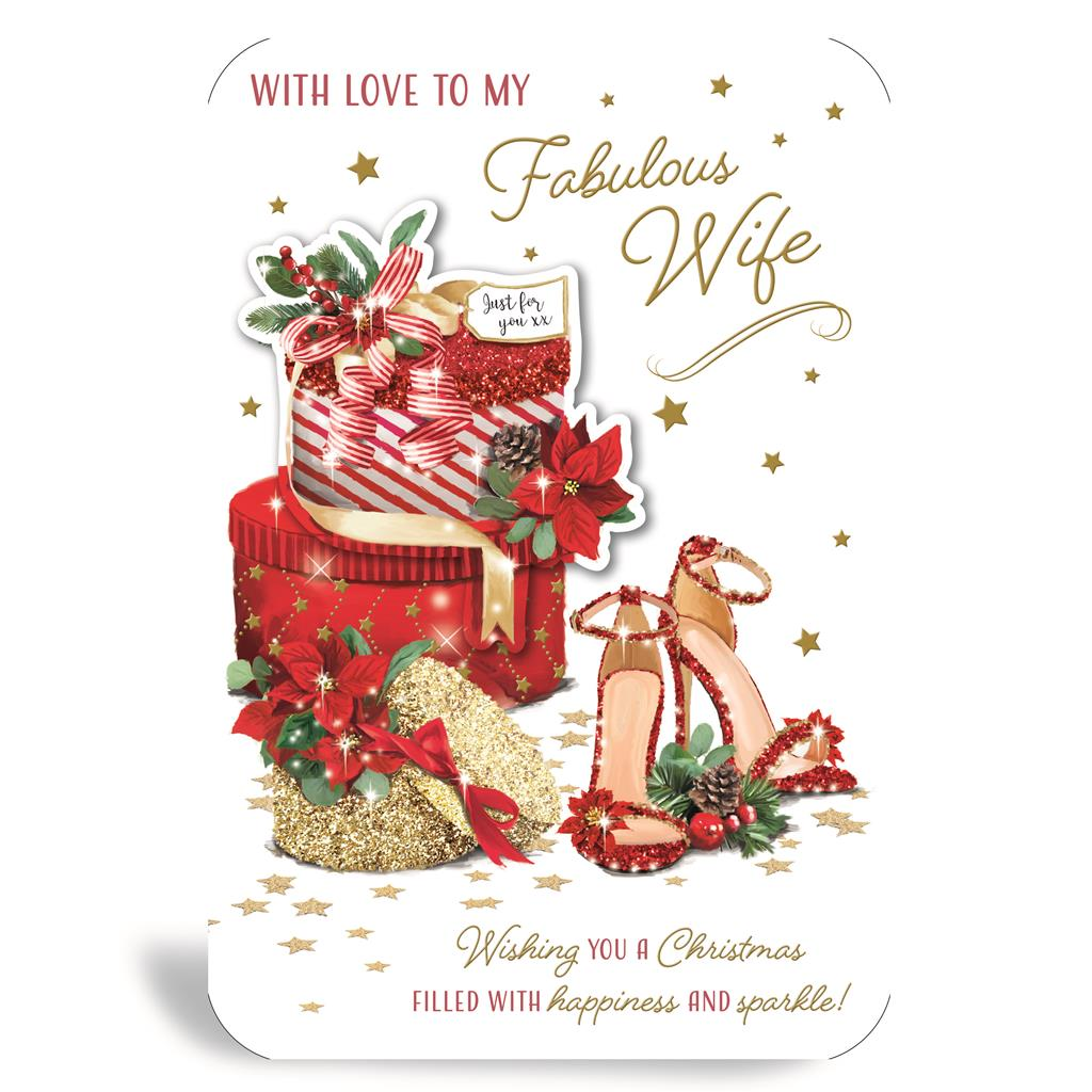 Prelude 6 Pack Cards C75 Christmas Wife Presents