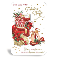 Prelude 6 Pack Cards C75 Christmas Wife Presents
