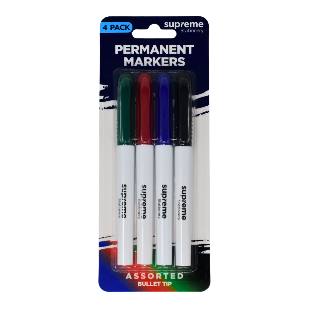 Permanent Markers Mixed 12pk