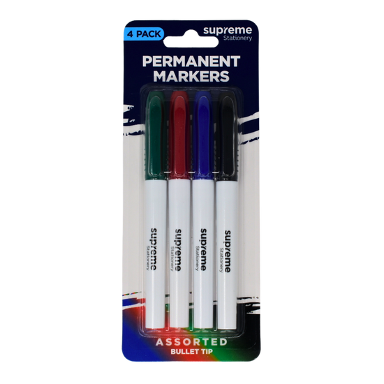 Permanent Markers Mixed 12pk