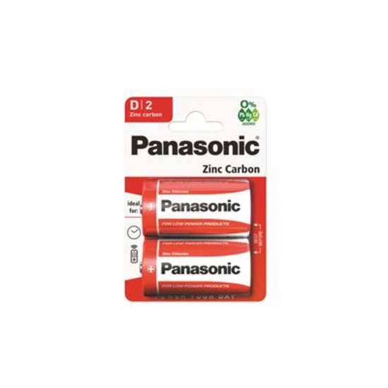 Panasonic 2 Pack Batteries D