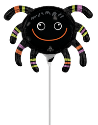 Anagram Smiley Spider 14" Air Fill Foil Balloon