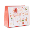 Set of 12 large landscape gift bags by Wraptastic with colorful text and designs for versatile gift wrapping.