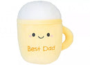 Soft plush Beer Best Dad toy by PMS International, 19cm, featuring a playful beer-themed design for Father's Day or gifts.