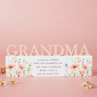 Widdop The Cottage Garden Plaque Grandma