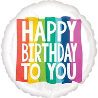 Anagram Rainbow Wishes 28" Foil Balloon