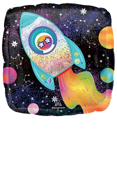 Anagram Foil Balloon Outer Space 18