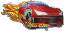 Flexmetal Foil Balloon Hot Car Red 31