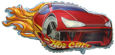 Flexmetal Foil Balloon Hot Car Red 31